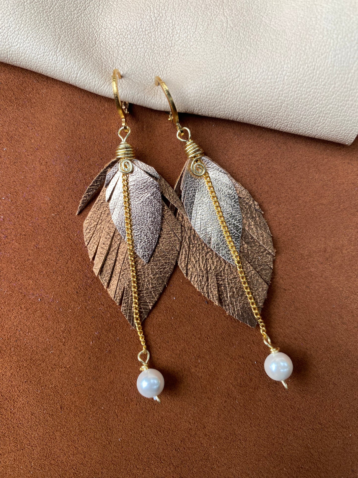 Aretes Pequeños cobre mini