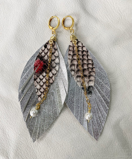 Aretes VL Boho Plata