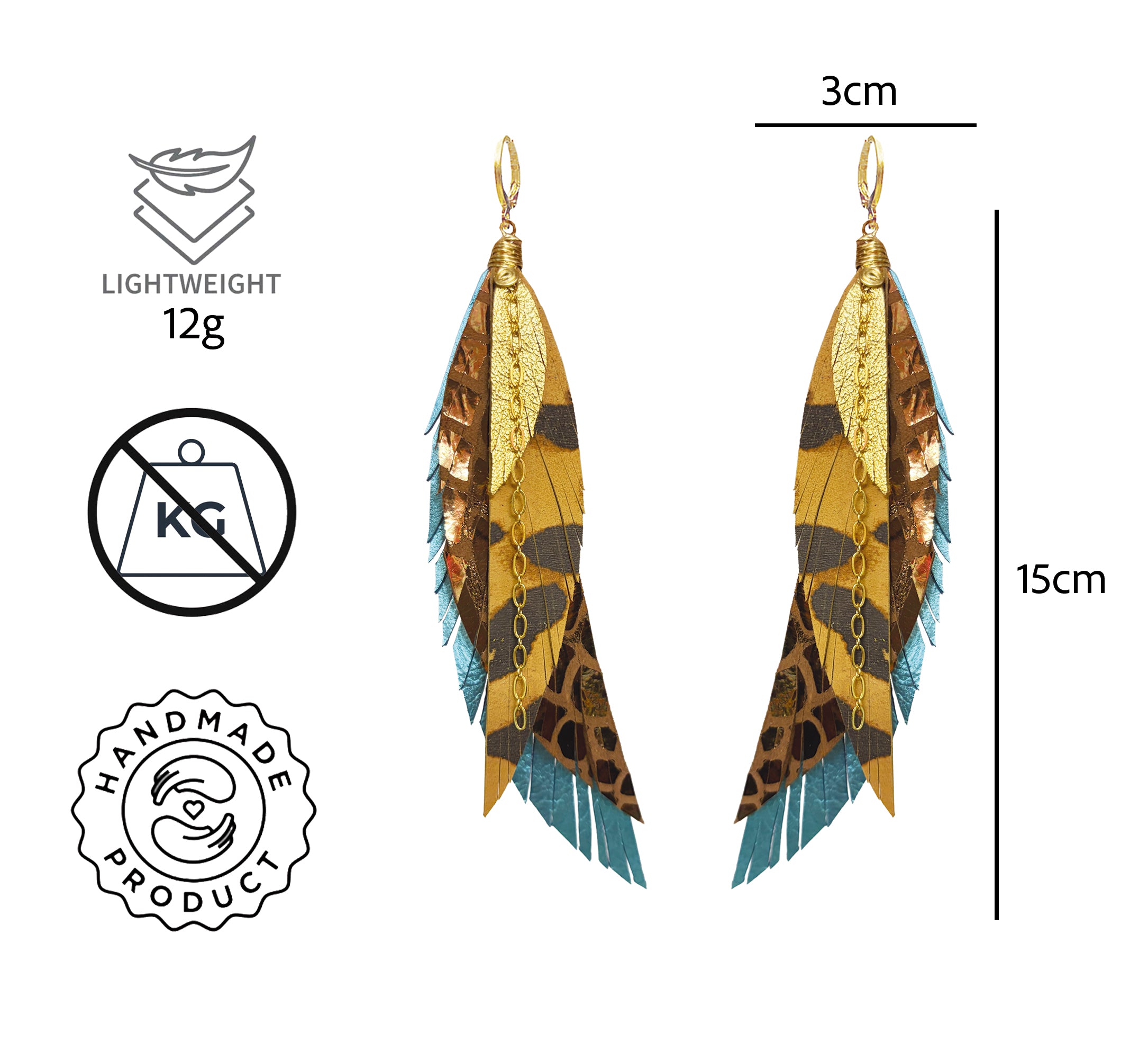 Aretes Media Luna Exotic