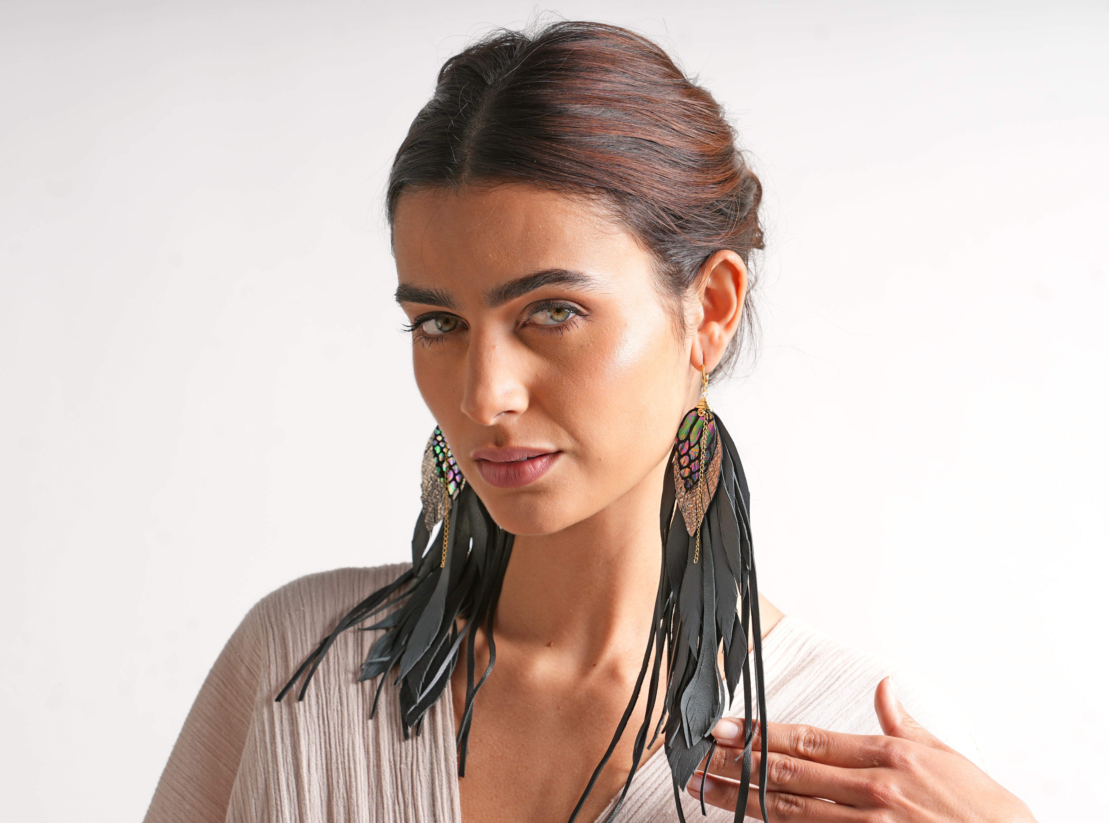 Aretes Maxi Full Raven