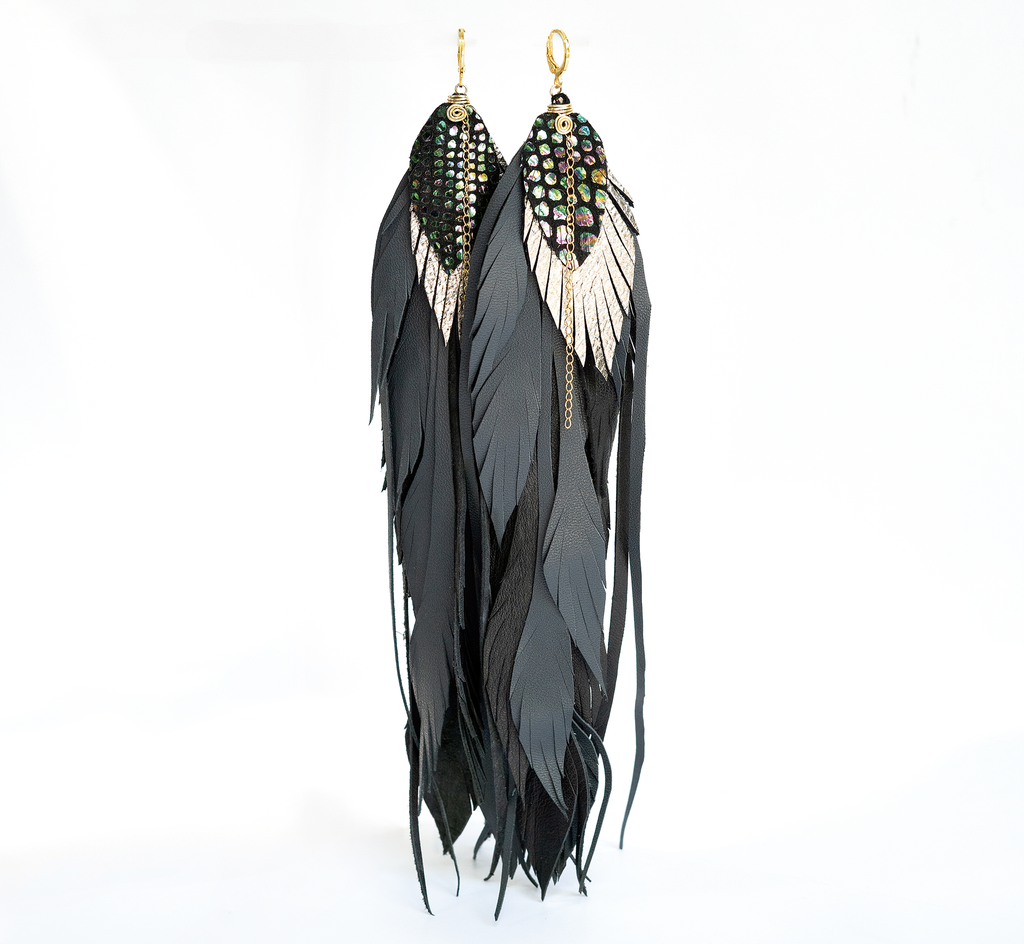 Aretes Maxi Full Raven