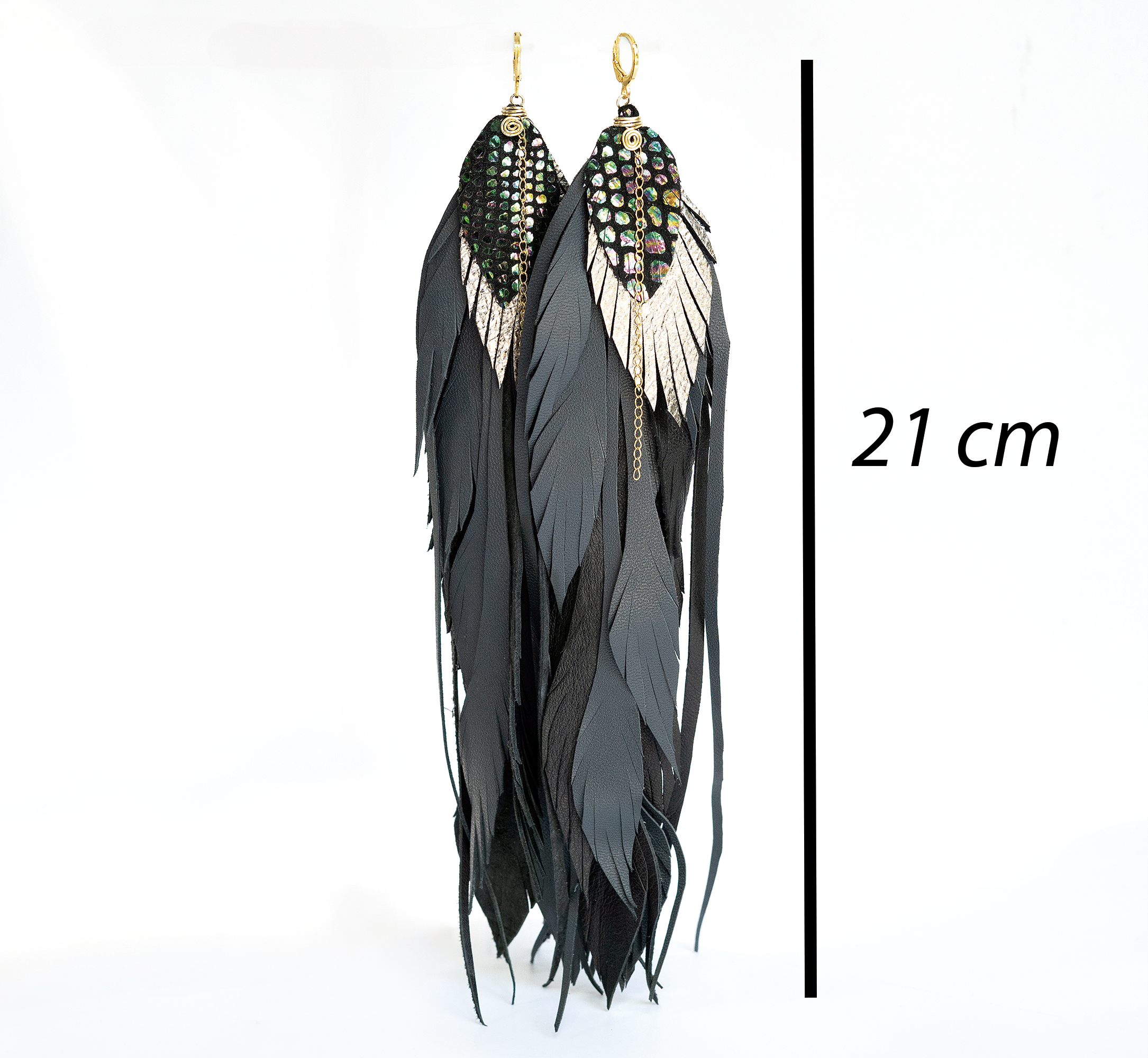 Aretes Maxi Full Raven
