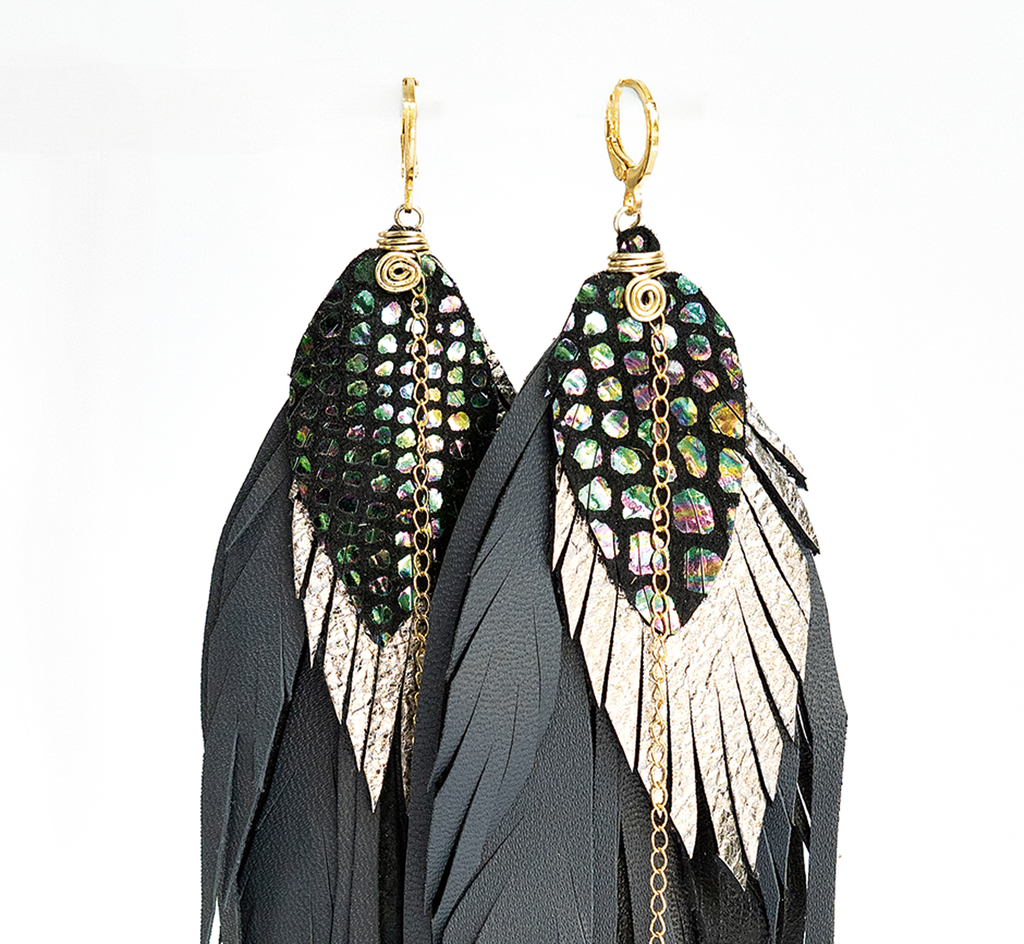 Aretes Maxi Full Raven