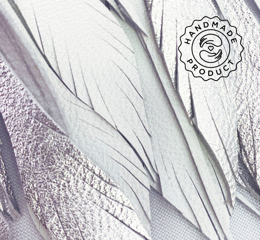 Aretes Maxi Silver White