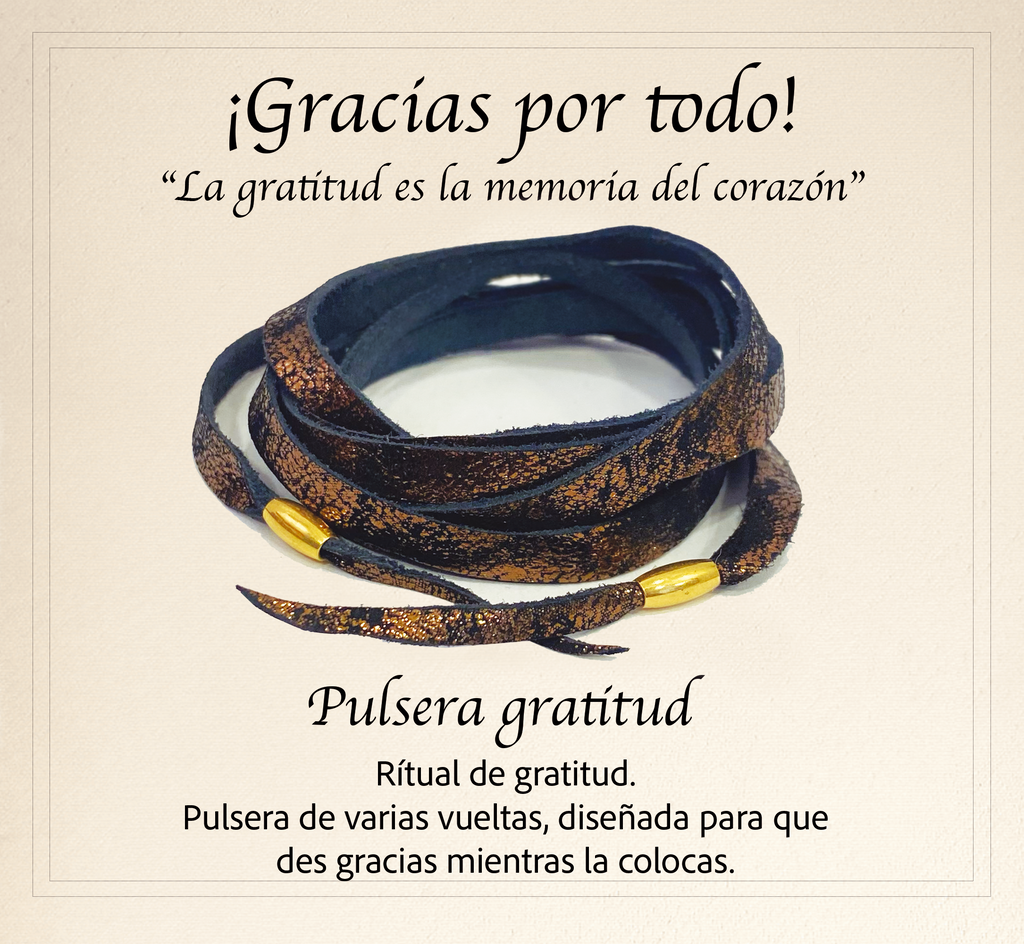 Pulsera Gratitud Cobre
