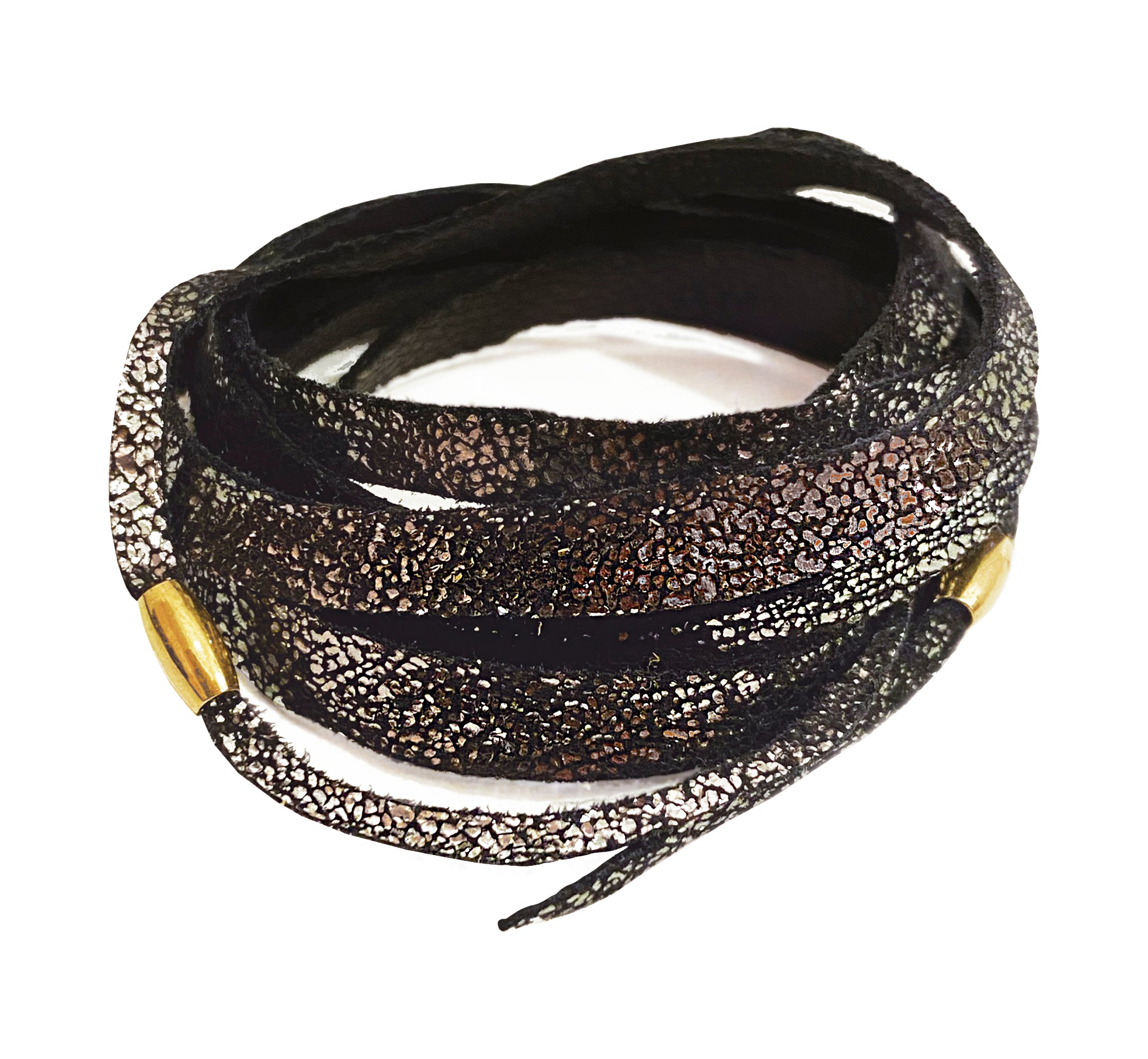 Pulsera Gratitud Negro Plata