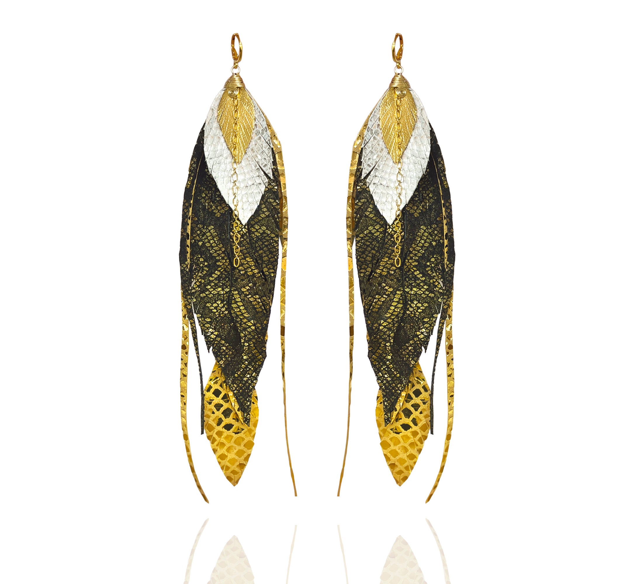 Aretes Maxi Animal Print