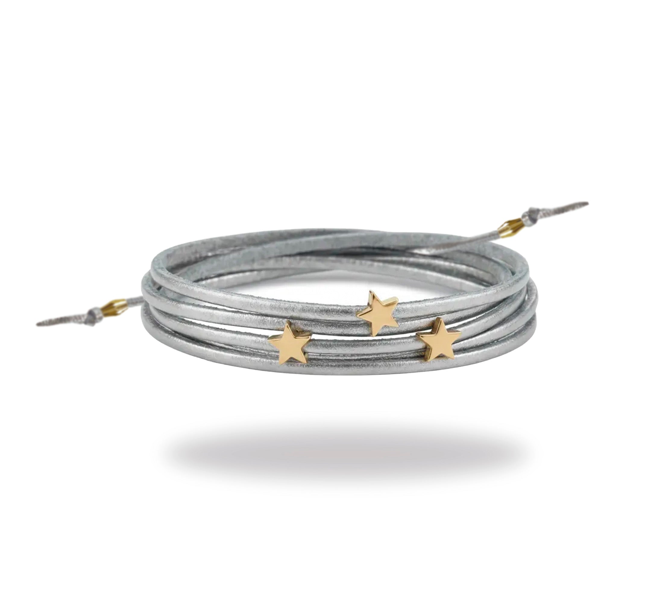 Pulsera Estrellas Plateada