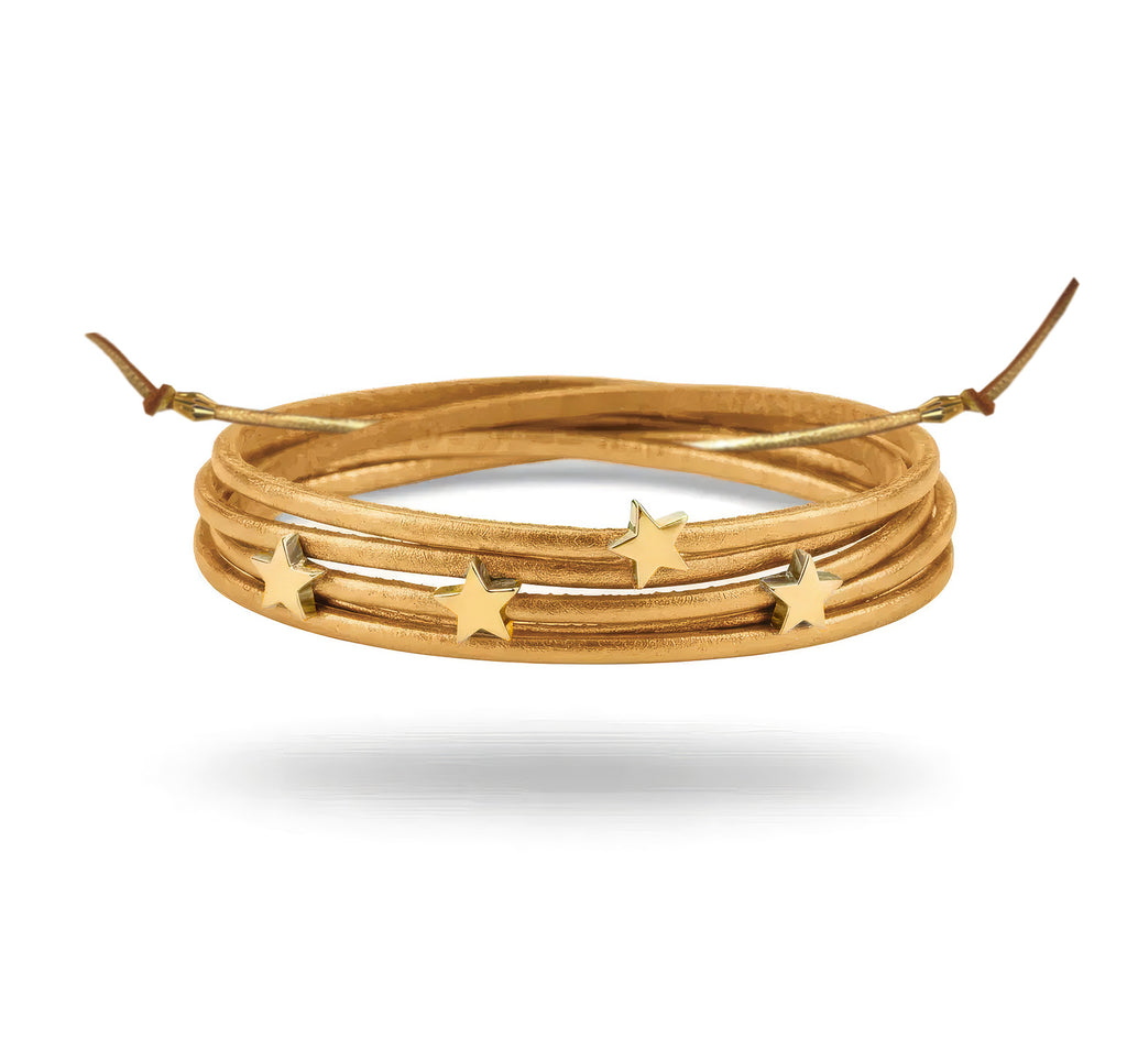 Pulsera Estrellas Dorada