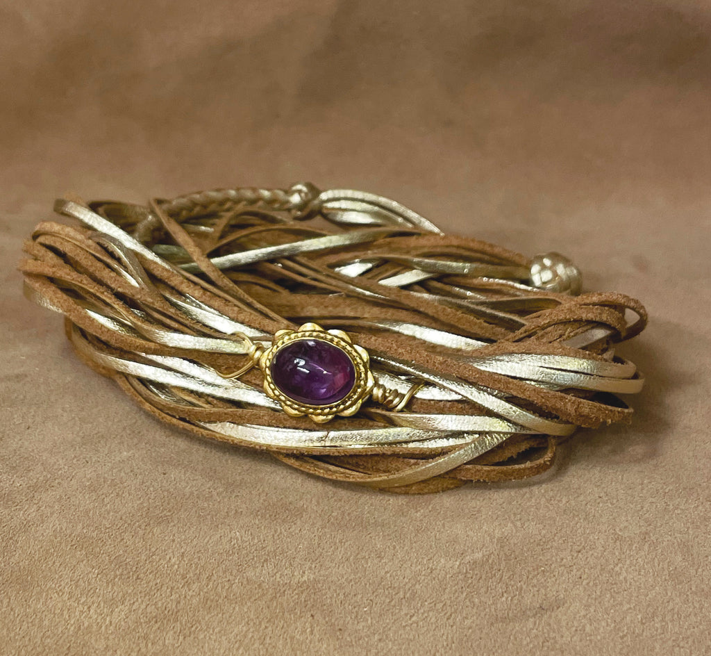 Pulsera Infinito con amatista