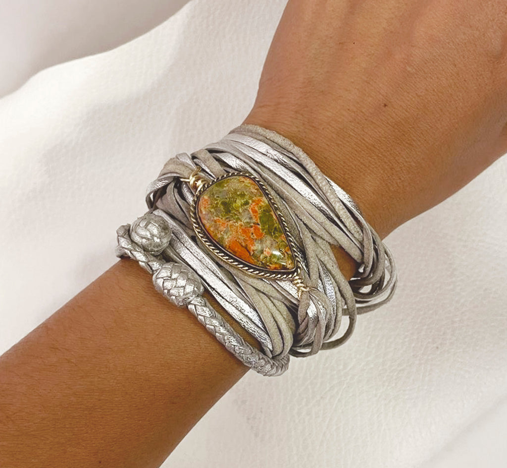 Pulsera Infinito con Riolita