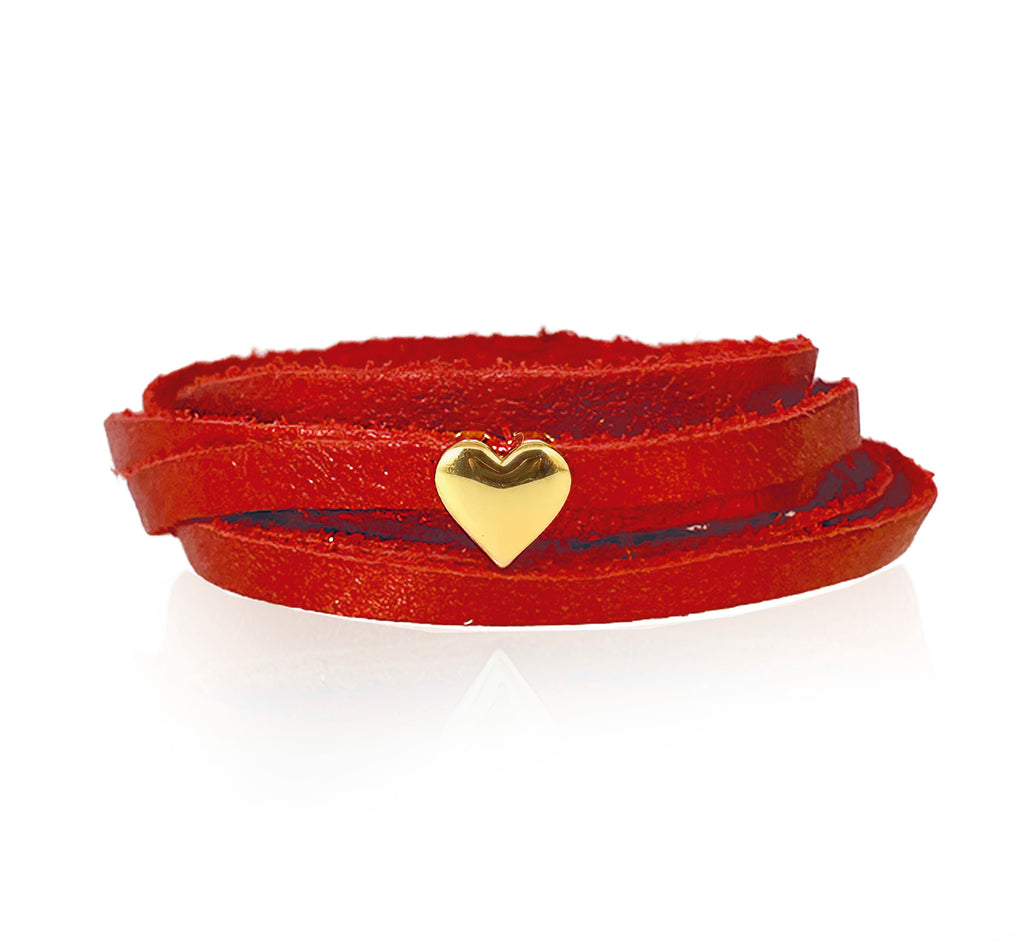Pulsera Roja Corazón