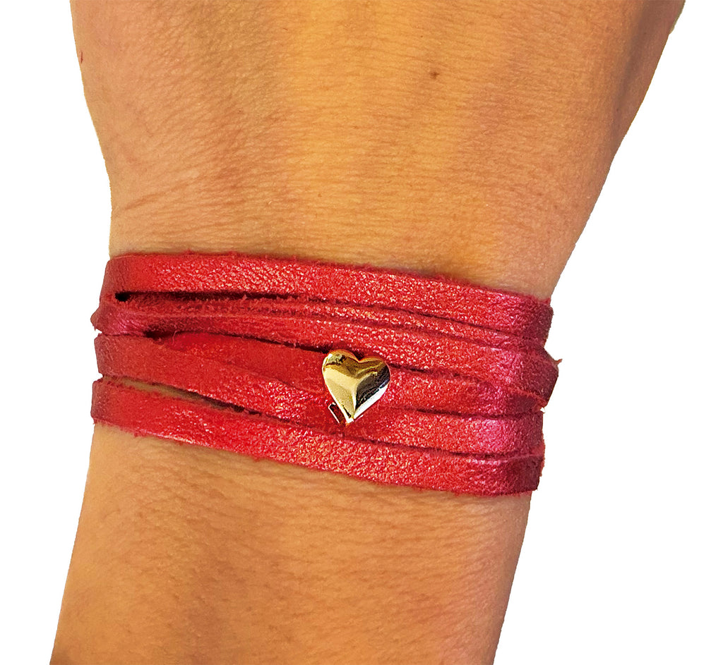 Pulsera Roja Corazón