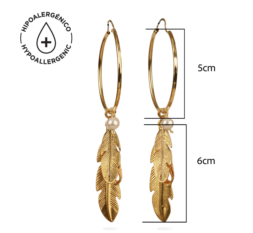 Arracadas Gypsy Pluma