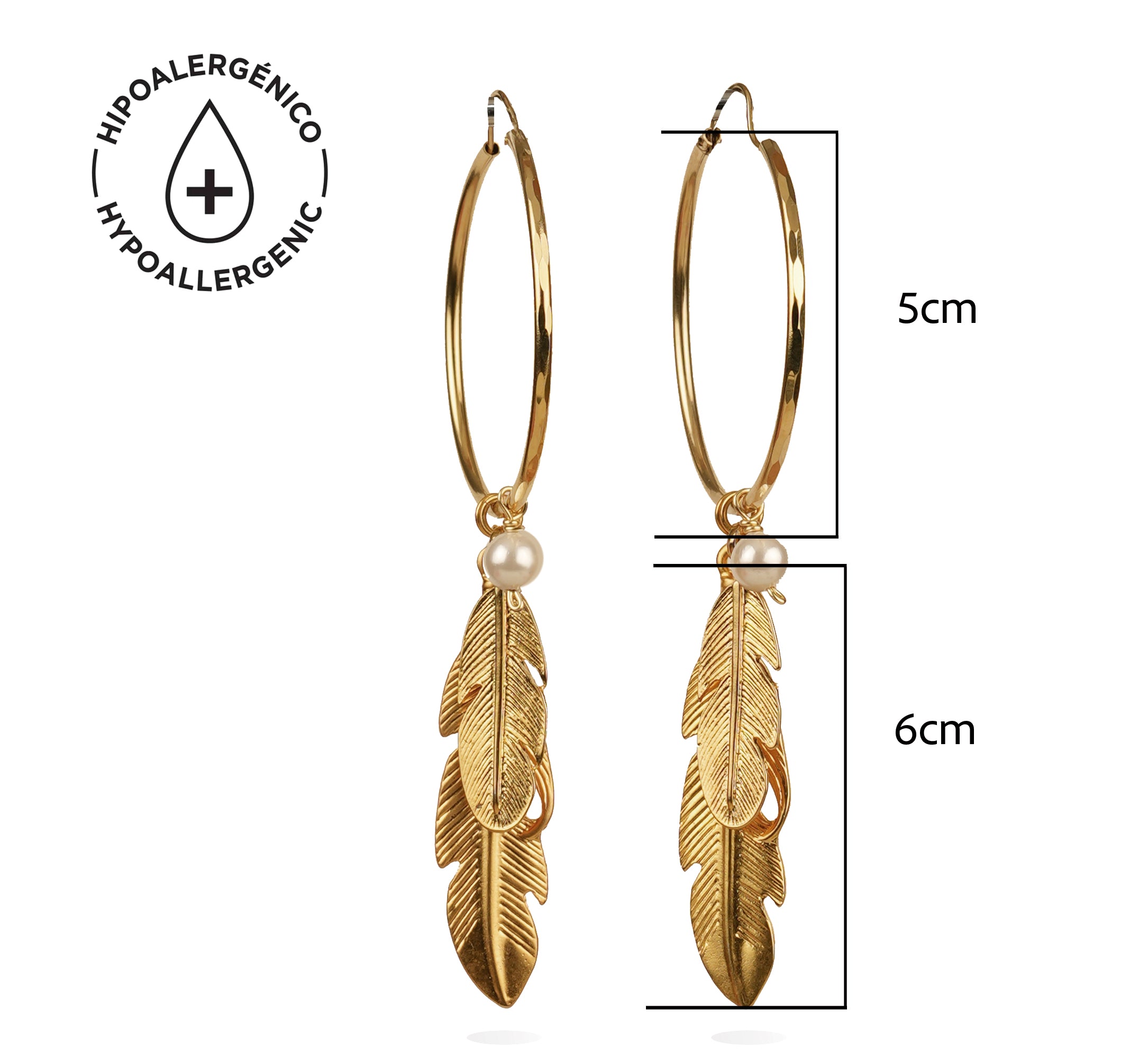 Arracadas Gypsy Pluma