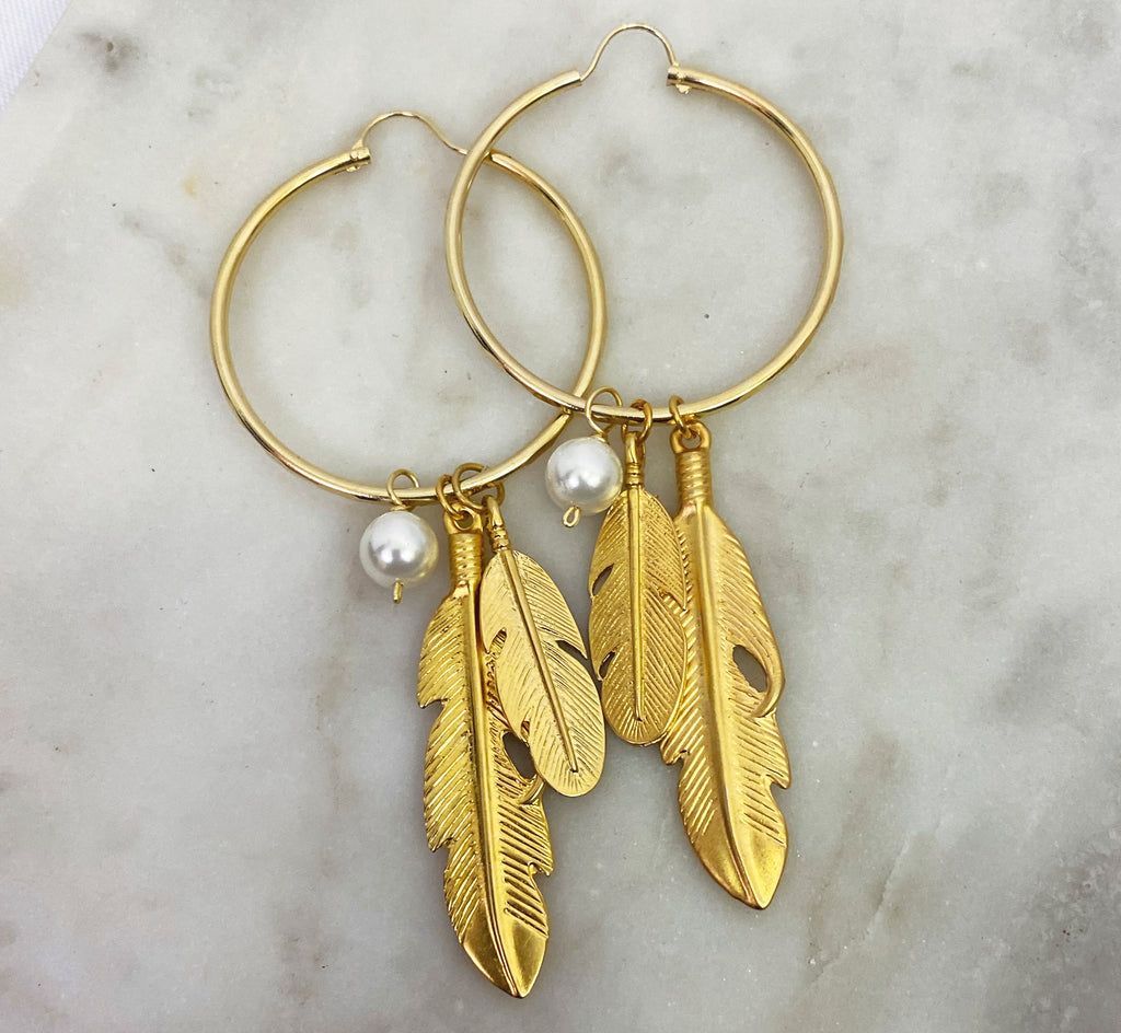 Arracadas Gypsy Pluma