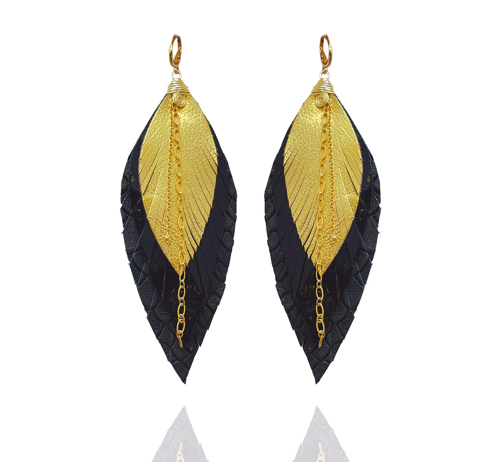 Aretes Zanate Negro