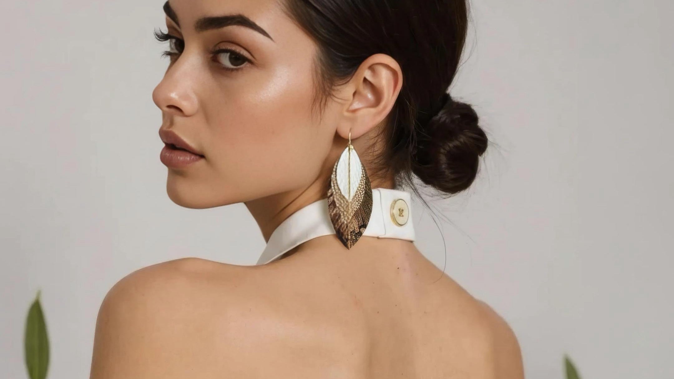Aretes Mirlo Pardo