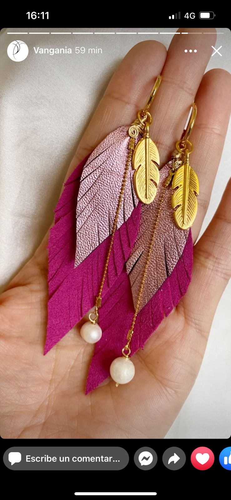 Aretes Pink Electric