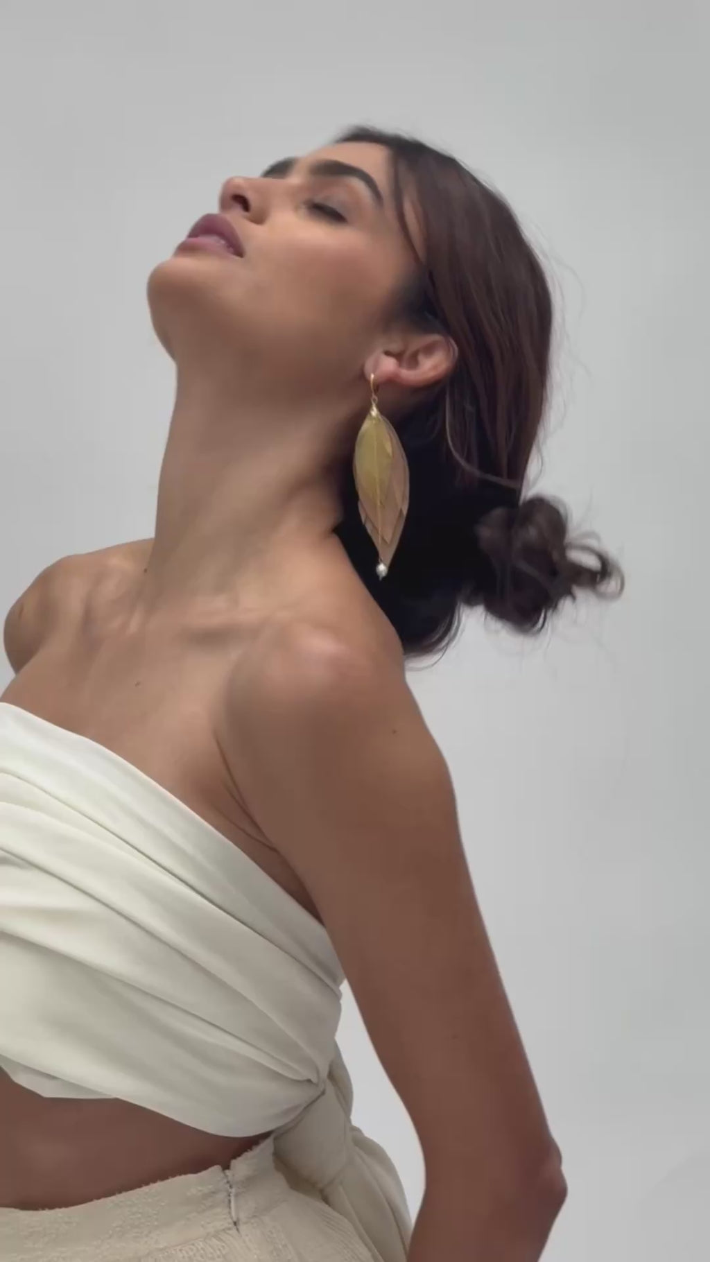 Aretes Gavilán Dorado