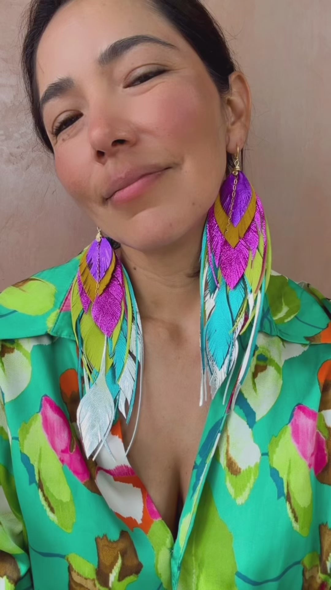 Aretes Maxi Arcoiris