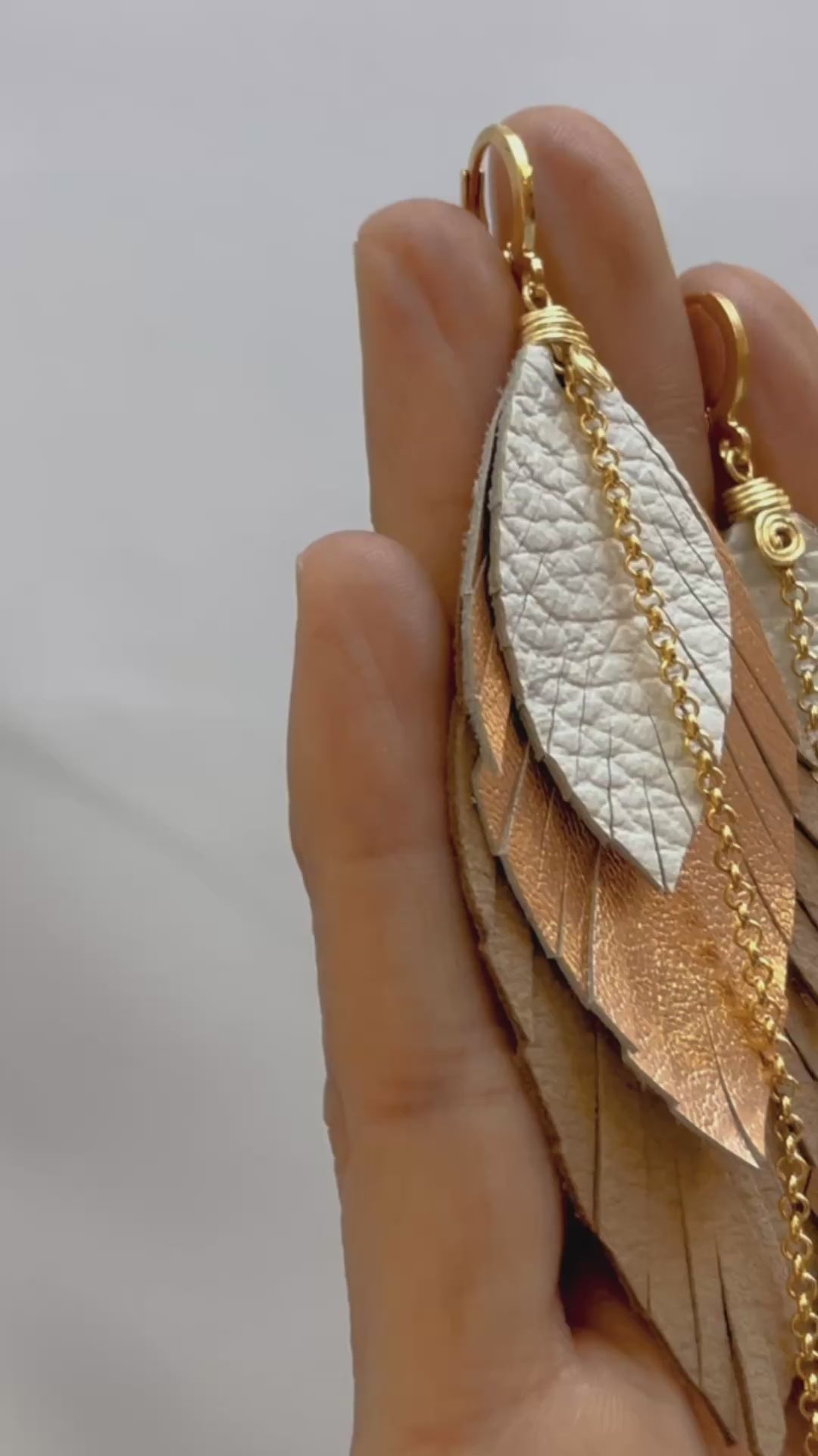 Aretes Gavilán Blanco